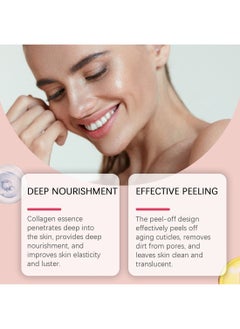Hoygi Collagen Night Wrapping Mask, Overnight Peel Off Facial Mask with Brush for Dry & Dehydrated Skin, Reduce Sagging & Dullness for Women  - Image 2