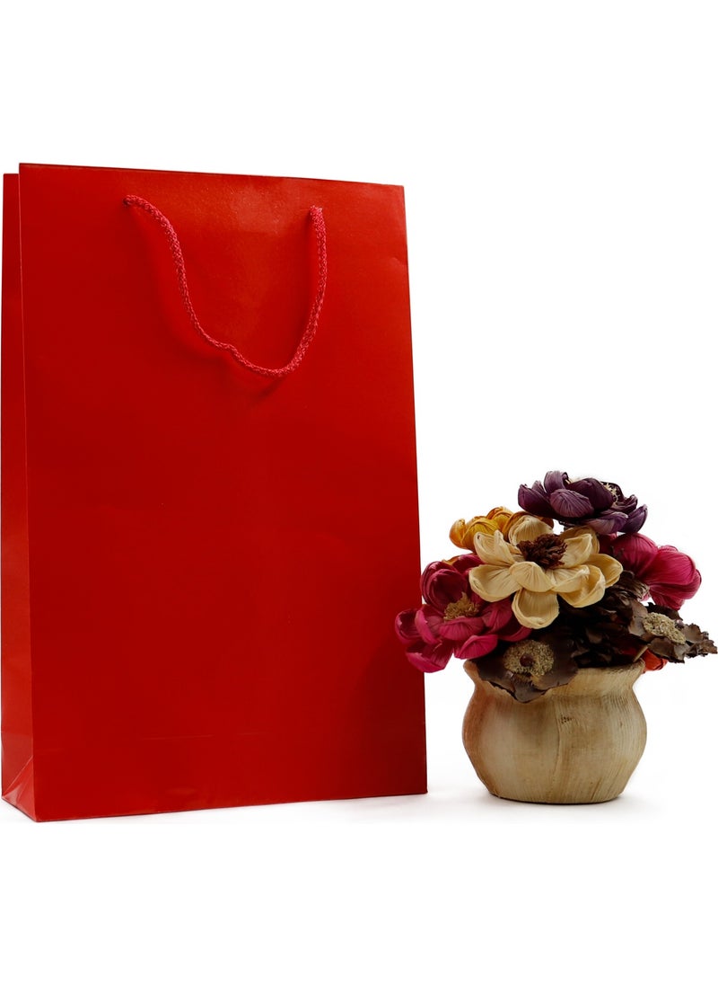 Repro Design Red Premium Cardboard Bag 25 x 38 x 8 cm 2 Gift Bags  - Image 1