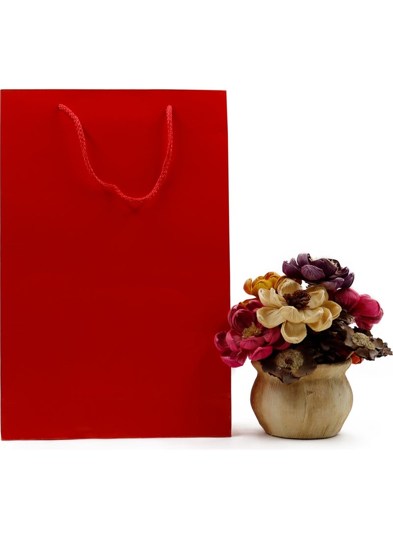 Repro Design Red Premium Cardboard Bag 25 x 38 x 8 cm 2 Gift Bags  - Image 2