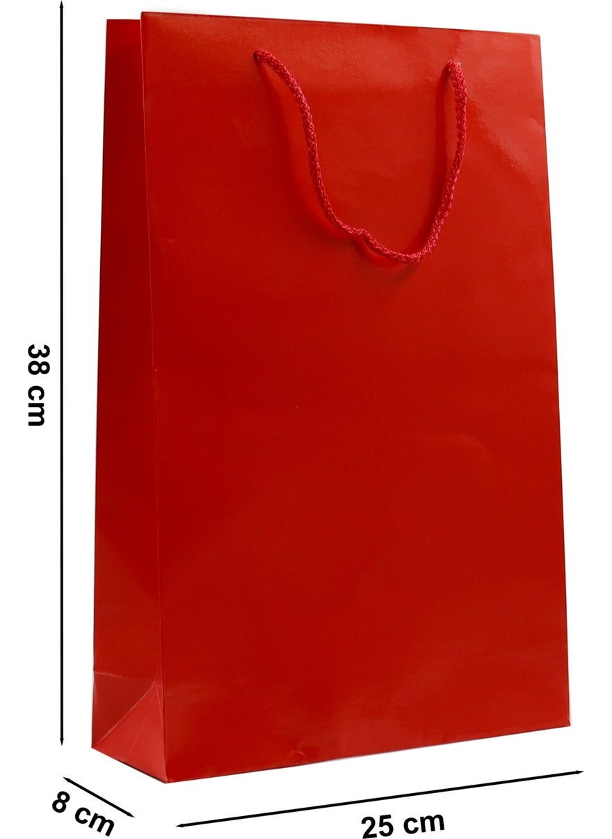Repro Design Red Premium Cardboard Bag 25 x 38 x 8 cm 2 Gift Bags  - Image 3