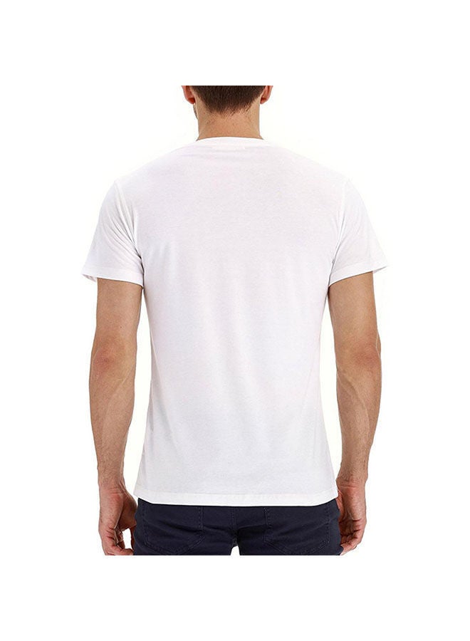NIBEMINENT Men'S Casual Round Neck T-Shirt Basic Solid Color Short Sleeve Shirt Mosaic Gym Exercise  - Image 2