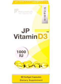 JAMJOOM PHARMA JP Vitamin D3 1000 IU 60 Capsules  - Image 2