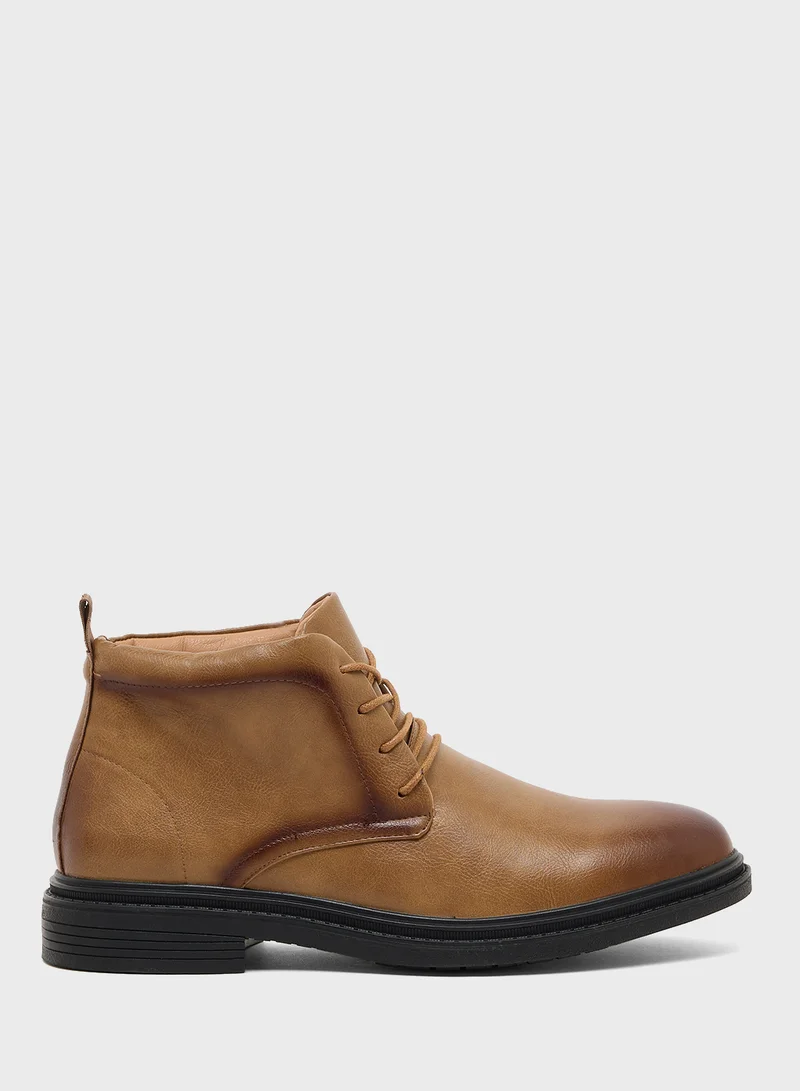 Robert Wood Ankle Lace Up Formal Boots