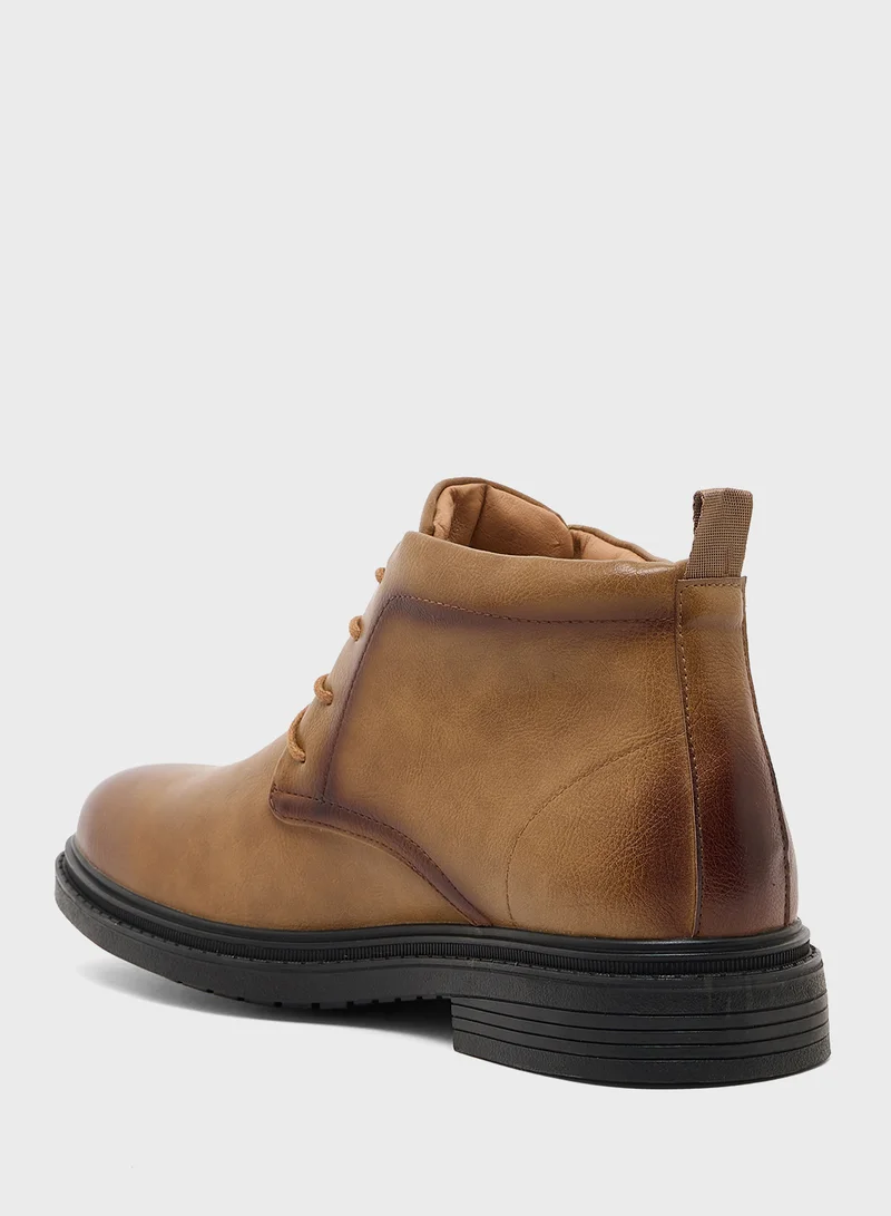 Robert Wood Ankle Lace Up Formal Boots