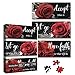 Larkipuzz Fantasy Rain Rose Flower Puzzles for Adults 1000 Pieces Beautiful Floral Faith Jigsaw Puzzle Difficult Inspirational Nature Art Puzzles - Image 2