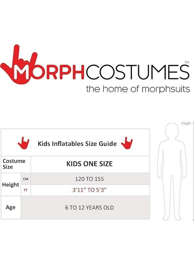 MORPH زي مرف بلوزومو القابل للنفخ للأطفال - بدلة مصارعة سومو القابلة للنفخ للهالوين - Image 5