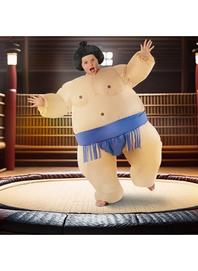 MORPH زي مرف بلوزومو القابل للنفخ للأطفال - بدلة مصارعة سومو القابلة للنفخ للهالوين - Image 4