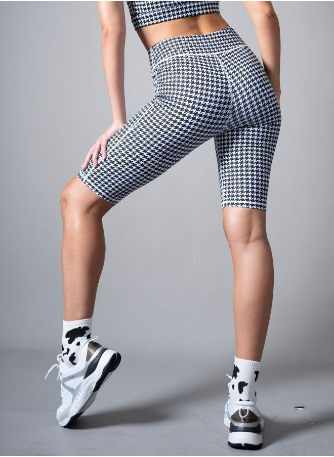 Mei Stylish - High Rise Cycle Yoga Gym Fitness Short Cropped Legging - Image 1