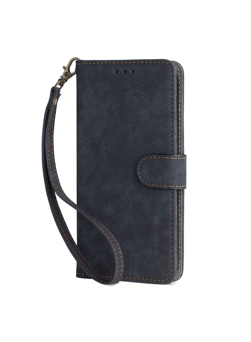 general Magnetic Durable Phone Case for VIVO V60 Lite 4G (5G) with Card Slot and Stand Function, TPU+PU Shockproof Flip Cover