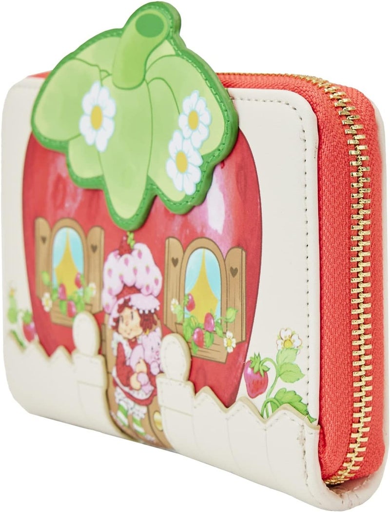 Loungefly Strawberry Shortcake Strawberry House Zip Around Wallet - Image 2