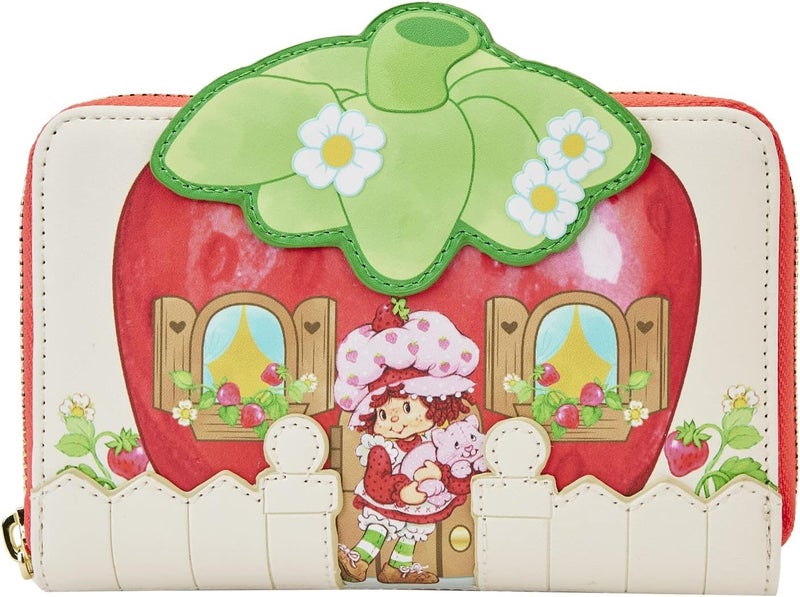Loungefly Strawberry Shortcake Strawberry House Zip Around Wallet - Image 1
