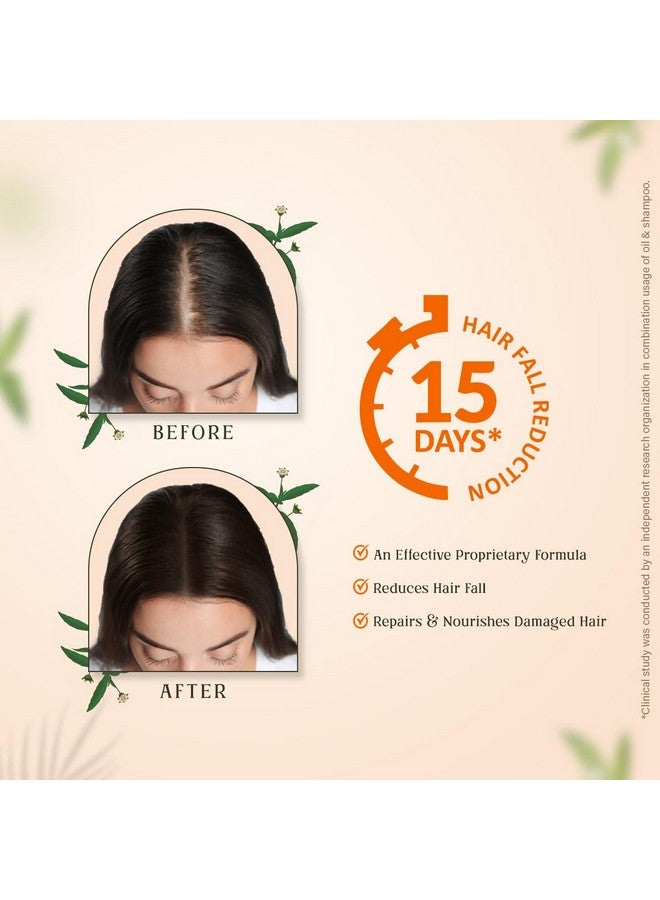 TRICHUP Hair Fall Control Natural Shampoo 640 Ml - Enriched With Bhringraj - Cleanse Your Hair Effectively & Protect From Breakage - Get Healthy & Shiny Hair All Day Long - Image 3