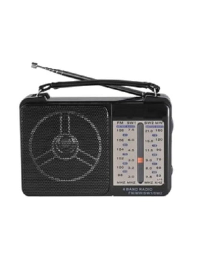 جولون راديو كهربائي صغير بتصميم كلاسيكي  أسود