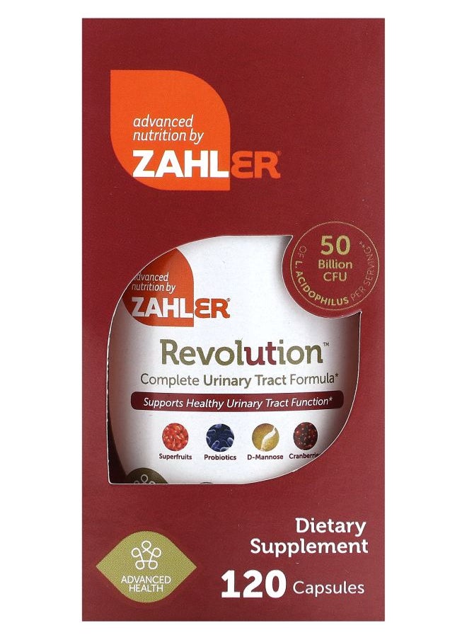 Zahler Revolution Complete Urinary Tract Formula 120 Capsules 