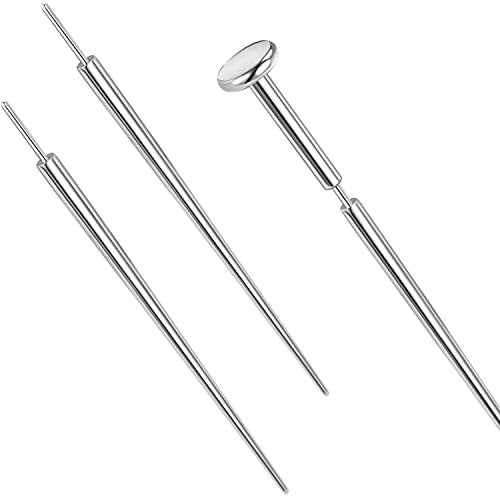 PunkTracker 14g/16g/18g/20g ASTM F136 Titanium Piercing Kit Taper Insertion Pin for Threadless Push In Tragus Helix Lip Nose Helix Piercing Jewelry Cartilage Earrings Labret Studs Nose Stud Stretcher - Image 1