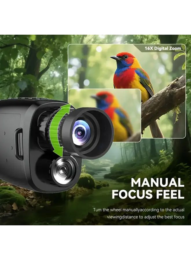 Night Vision Monocular 1080P Digital Binoculars With 32GB Card USB Rechargeable Battery - Image 2