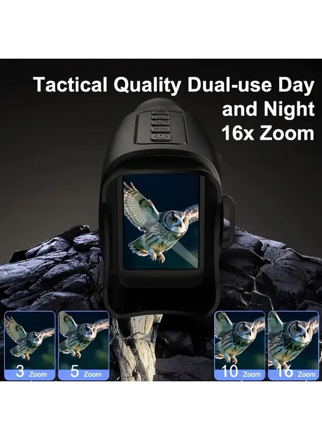 Night Vision Monocular 1080P Digital Binoculars With 32GB Card USB Rechargeable Battery - Image 4