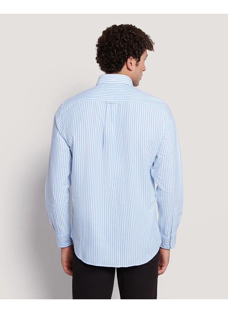 غانت Gant Men’S Regular Fit Striped Oxford Cotton Shirt