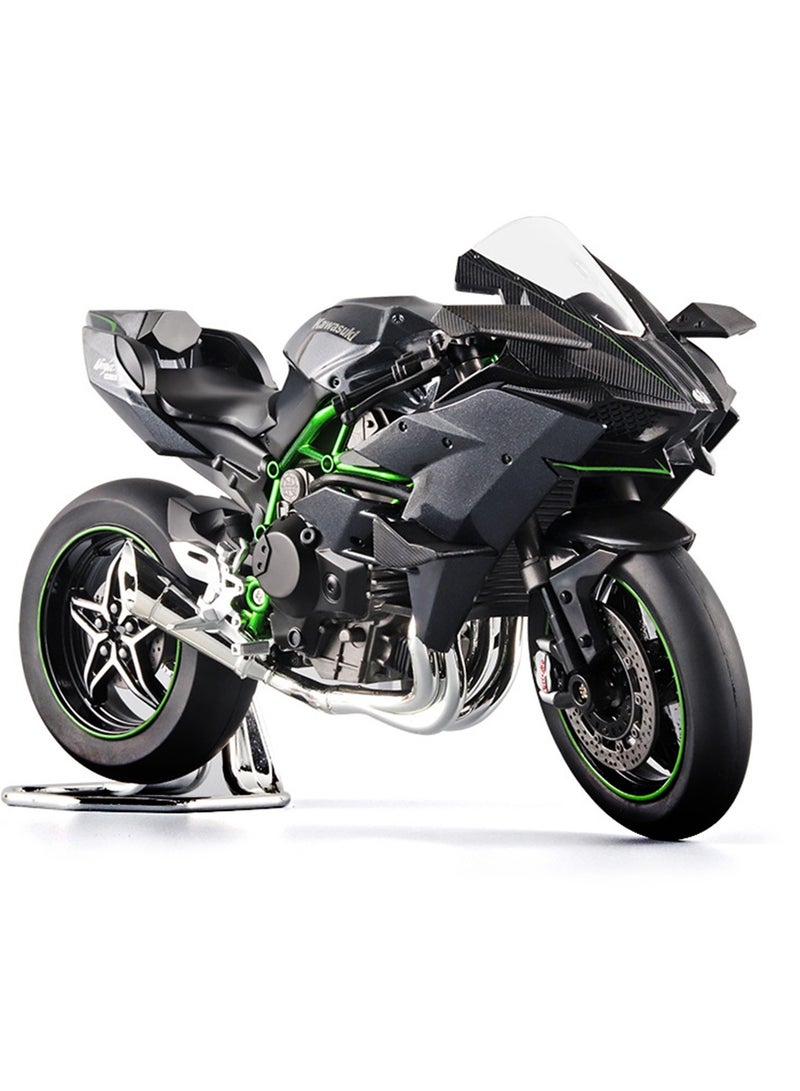 عام موديل دراجة نارية من السبائك بمقياس 1:12، ماركة تشوانكي، مع توجيه محاكي، لعبة أطفال رائعة، يمكن تقديمها كهدية للعائلة والأصدقاء. - Image 1