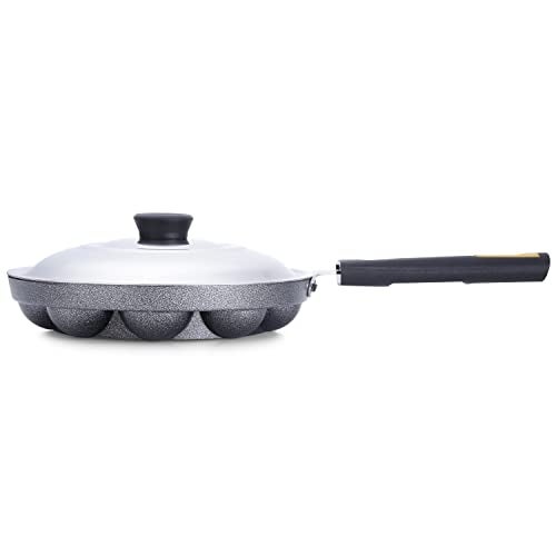 Anjali - DAL12 Diamond Series Aluminium Appa Patra (Black) - Image 4