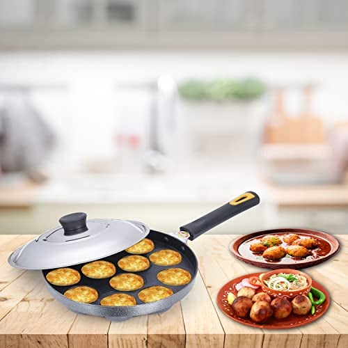 Anjali - DAL12 Diamond Series Aluminium Appa Patra (Black) - Image 2