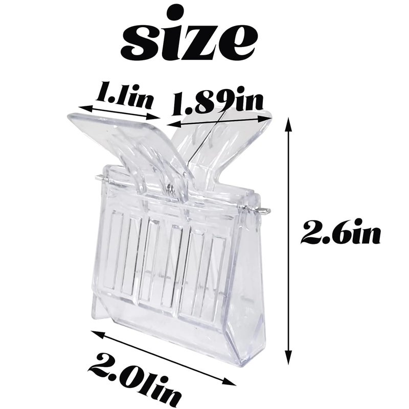 ROYHOO 12 Pieces Bee Queen Clip Plastic Clip Queen Bee Cage Catcher - Image 4
