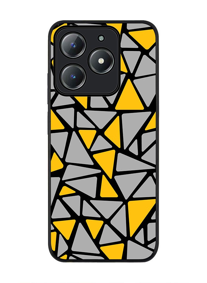 Stylizedd For Realme C63 / Realme C61 4G Case,Slim fit Camera Protection, Shockproof Thin Phone cover  - Triabstract - Image 1