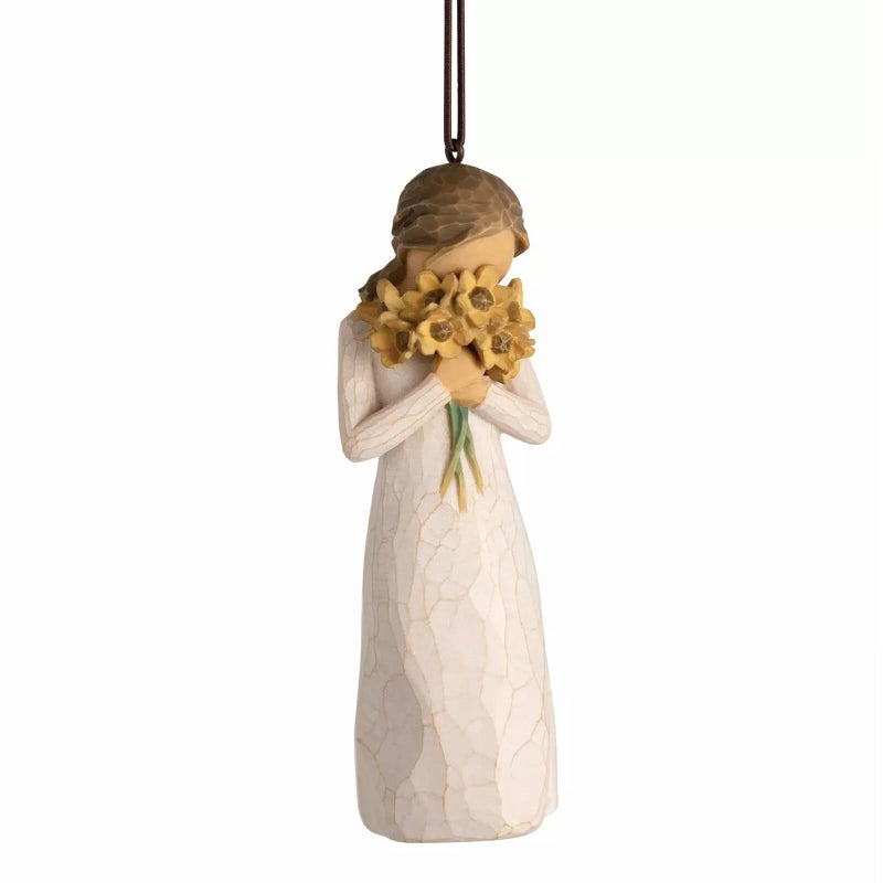 Willow Tree Warm Embrace Ornament  Sculpted Hand-Painted Figure - Image 1