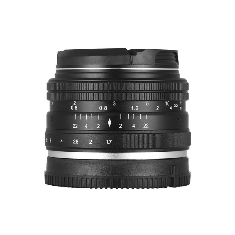 عدسة ثابتة يدوية بفتحة كبرى 35 مم F1.7 لأجهزة الكاميرات بدون مرآة الرقمية من نوع Sony E-Mount NEX 3 NEX 3N NEX 5 NEX 5T NEX 5R NEX 6 7 A5000 A5100 A6000 A6100 A6300 A6500 - Image 2