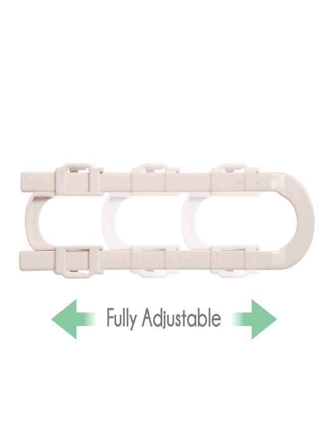 Little Chicks U-Shaped Baby Safety Glide Lock - Adjustable Childproof Cabinet Latches for Kitchen Cupboard - Suitable for Babyproofing Cabinets Knobs & D-Handles - Image 2