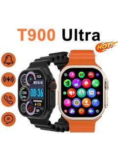 T900 Ultra Smart Watch Men 2.09" HD Screen Bluetooth Calling Pedometer Heart Rate Blood Pressure Sleep Monitor Sports watch for iPhone & Android Phone