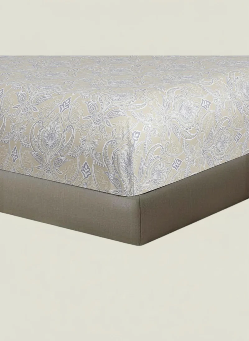 يسكن 200 Thread Count Printed Jasper Fitted Sheet Set