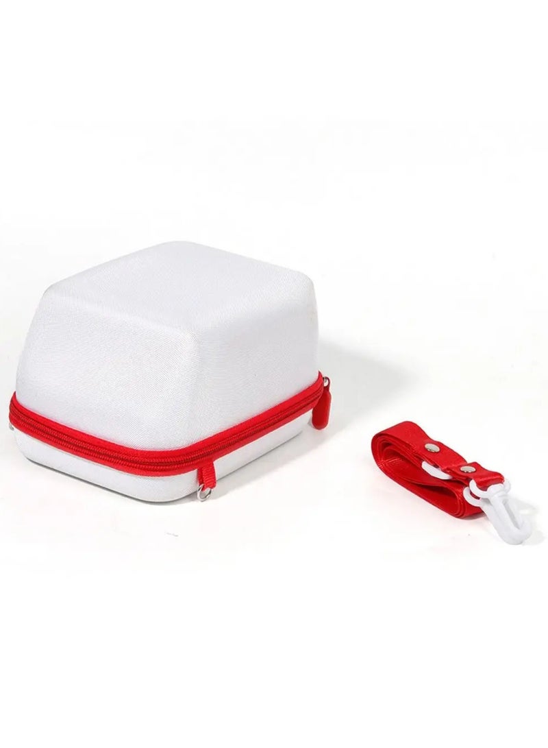 Universal Instant Camera Storage Bag for Polaroid GO/One Step 2/NOW+ Carrying Case Hard Protective Cover EVA Anti-drop (White)  - Image 1