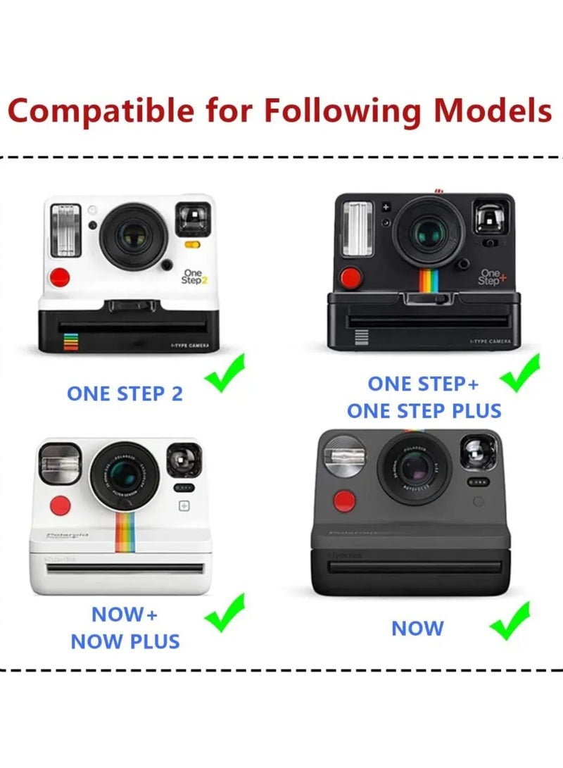 Universal Instant Camera Storage Bag for Polaroid GO/One Step 2/NOW+ Carrying Case Hard Protective Cover EVA Anti-drop (White)  - Image 2