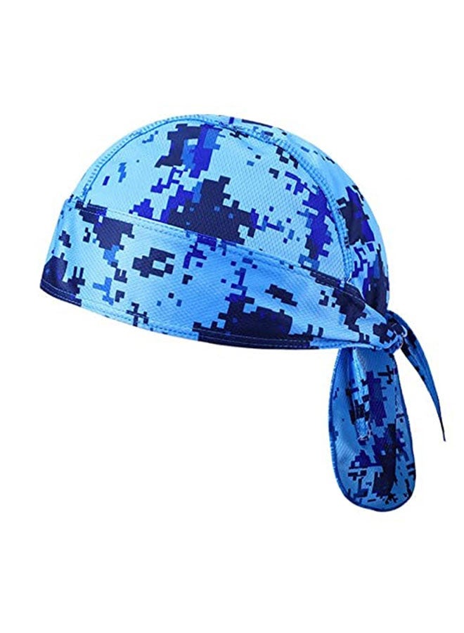 HOOTO 4 Pack Do Rag Skull Caps for Men Sweat Wicking Doo Rags Cooling Helmet Liner Cycling Motorcycle Bandana - Image 4