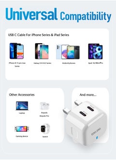 Dual Port Fast Charger 40W - USB-C PD UK Standard - Certified for iPhone, Galaxy, iPad, and More - pzsku/ZB8040A885932AEF0009FZ/45/_/1712375554/cb586abf-2dc0-4910-b7f5-0b54fd032eda