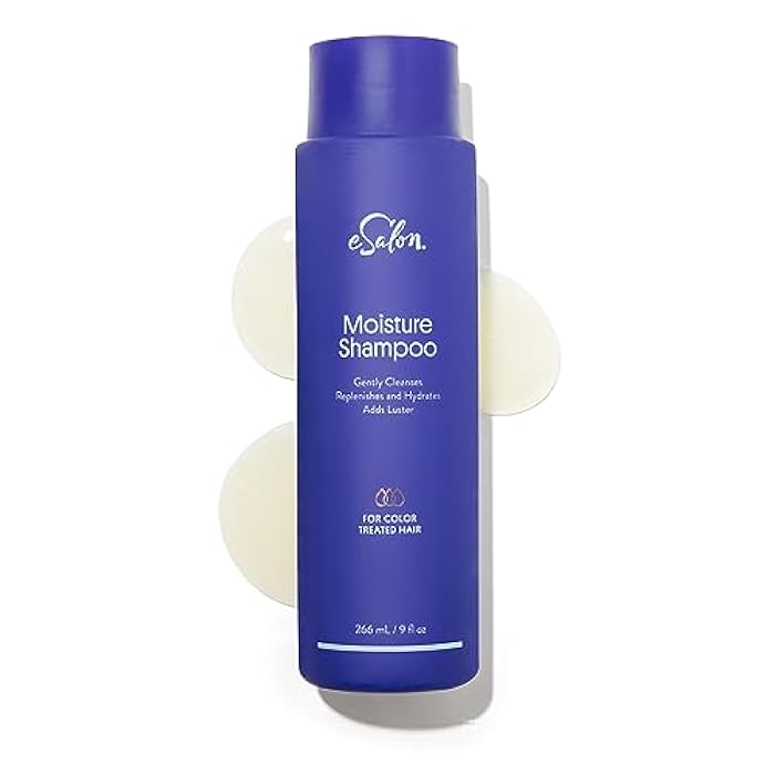 eSalon Hair Shampoo for Color-Treated Hair, Moisture Color Care Shampoo (9 fl oz) - Sulfate-Free (SLS and SLES) Hair Color Shampoo to Prevent Color Fade - Moisturizes, Nourishes, & Softens Hair - Image 2