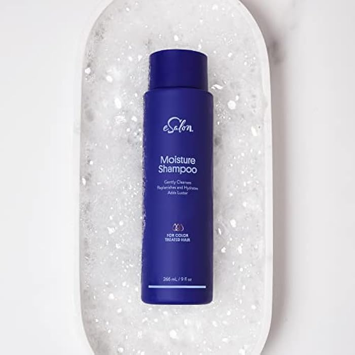 eSalon Hair Shampoo for Color-Treated Hair, Moisture Color Care Shampoo (9 fl oz) - Sulfate-Free (SLS and SLES) Hair Color Shampoo to Prevent Color Fade - Moisturizes, Nourishes, & Softens Hair - Image 4