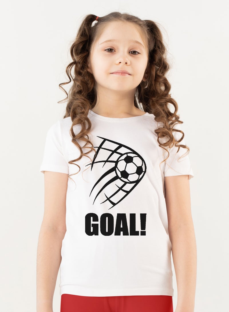 Fashion World Cotton T-shirt Printed with High-quality FOOTBALL - Image 1