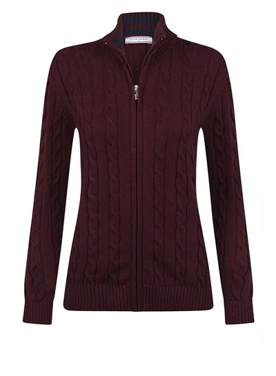 FELIX HARDY Cable Knit Cardigan