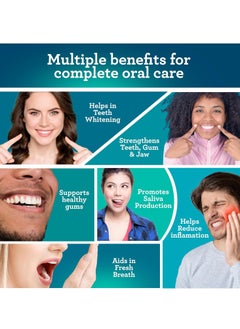 GuruNanda Coconut & Peppermint Oil Pulling (8 Fl.Oz) with Tongue Scraper - Alcohol Free Mouthwash for Fresh Breath, White Teeth & Healthy Teeth & Gums  - Image 5