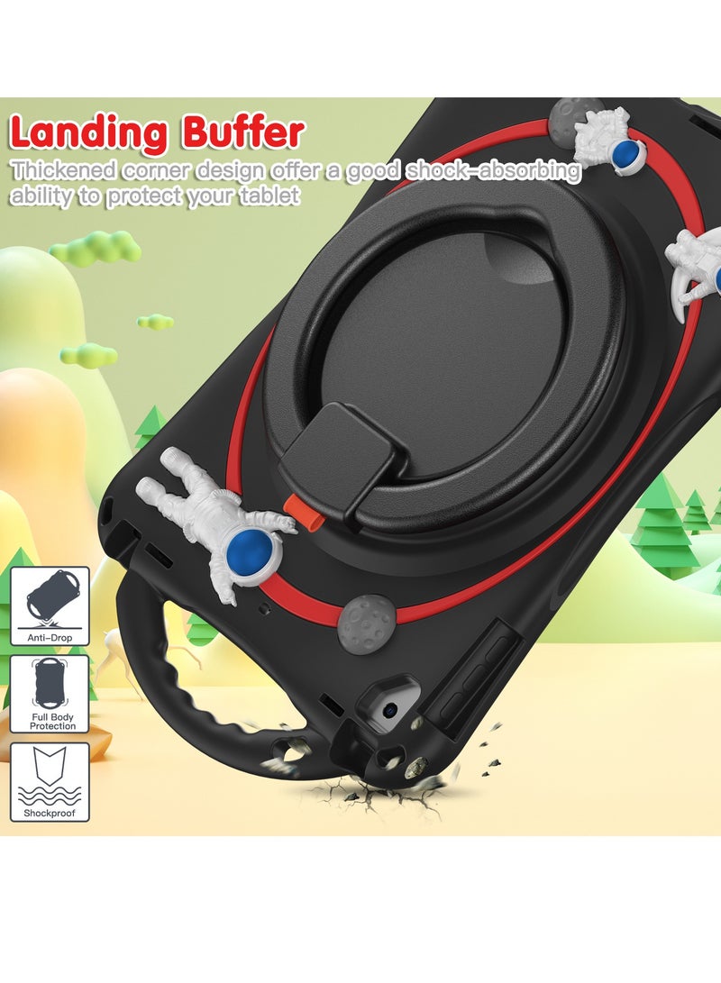 كول بيبي حافظة مقاومة للصدمات من كول بيبي للأطفال لجهاز آيباد الجيل التاسع والثامن والجيل السابع مقاس 10.2 بوصة 2021 2020 2019 مع حامل قلم دوار وحزام خفيف الوزن ومرن مقاوم للصدمات للأولاد والبنات - Image 5