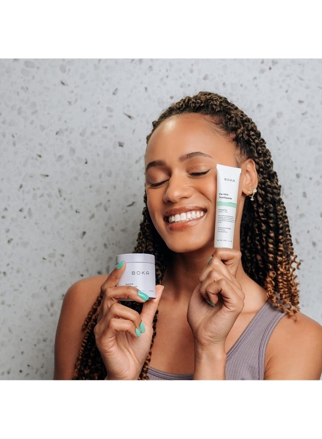 BOKA Travel Size Mouthwash Tablets - Hydroxyapatite, Fluoride/Alcohol Free & Eco-Friendly - Chewable Tablet to Freshen & Kill Bad Breath Quickly, Remineralize Teeth Cleansing - 90 Pack - Image 5