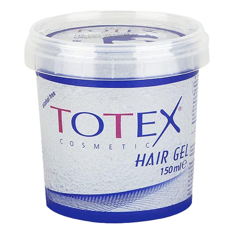 Totex Extra Strong Hair Styling Gel 5.07fl.oz I Extra Strong Hair Gel I Hard and Shiny Effect I Transparent I Clear I Alcohol-Free I 150 ml - Image 1