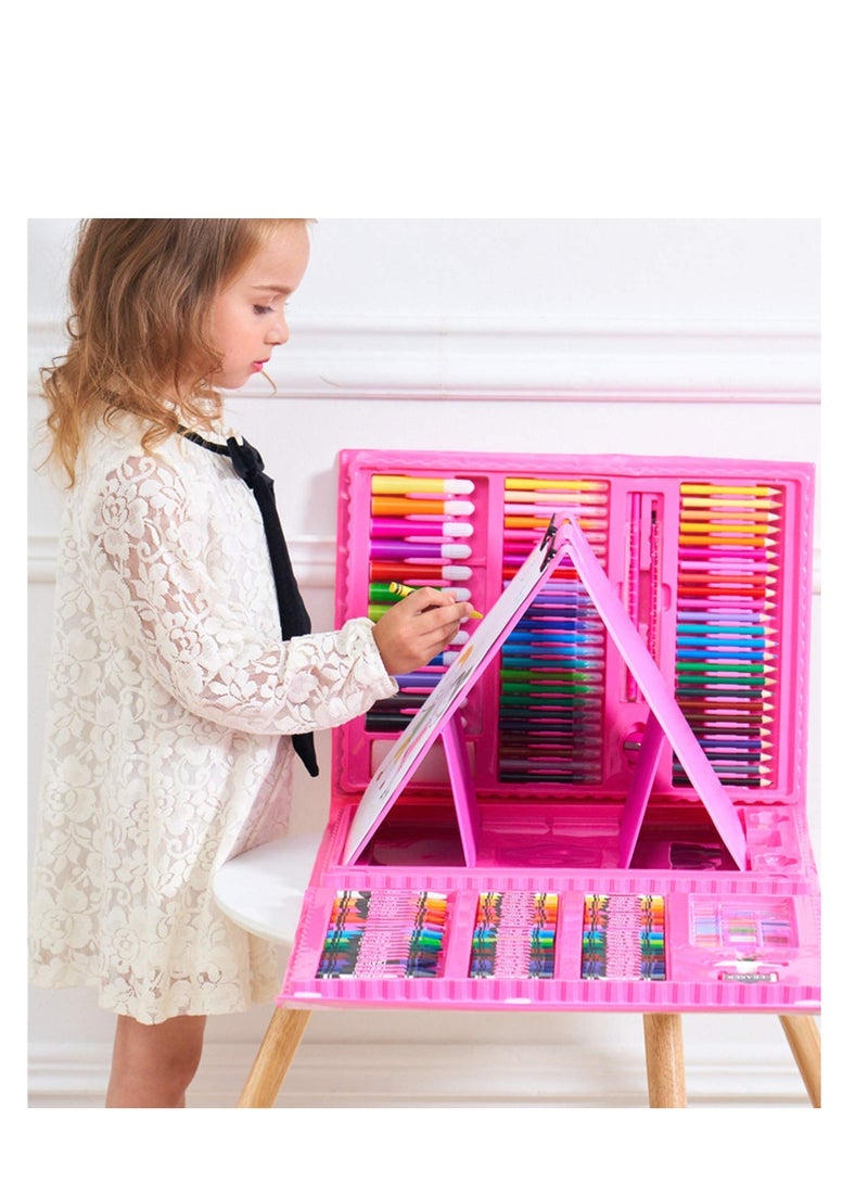 شنطة الوان مكونة من 208 قطعة و بورد للرسم - Image 3