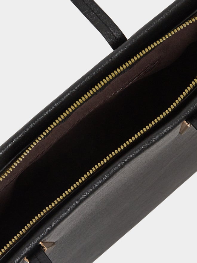 Styli Styli Plain Tote Bag with Zip Closure  - Image 4