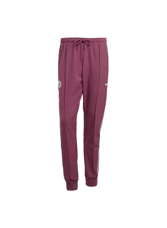 Adidas Adidas Ajax Amsterdam Terrace Icons Track Pants Burgundy Tracksuit Pants Pants For Men