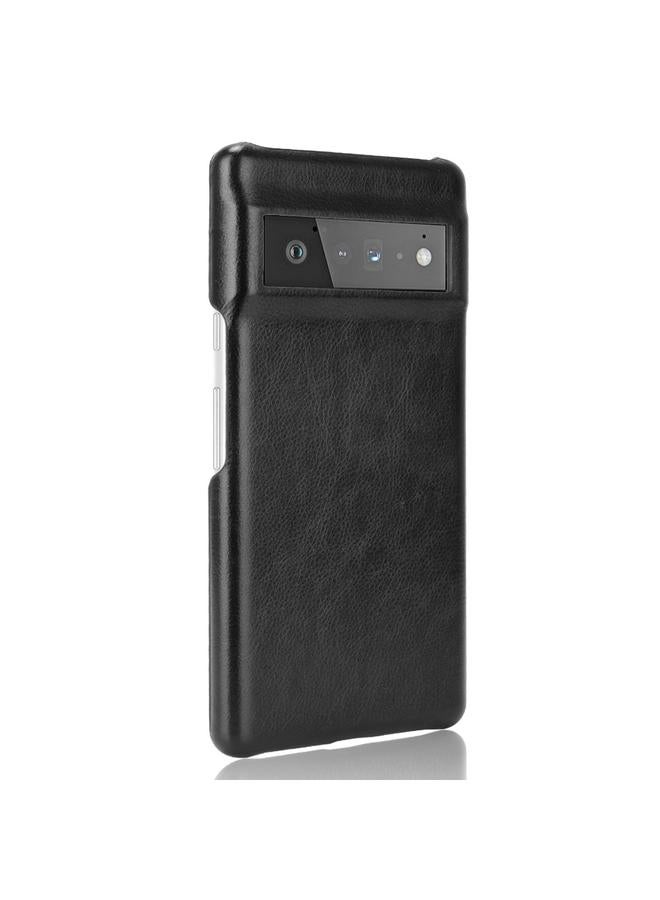 اس-توب جراب لهاتف Google Pixel 6 Pro مقاوم للصدمات مصنوع من مادة الليتشي PC + PU - Image 3