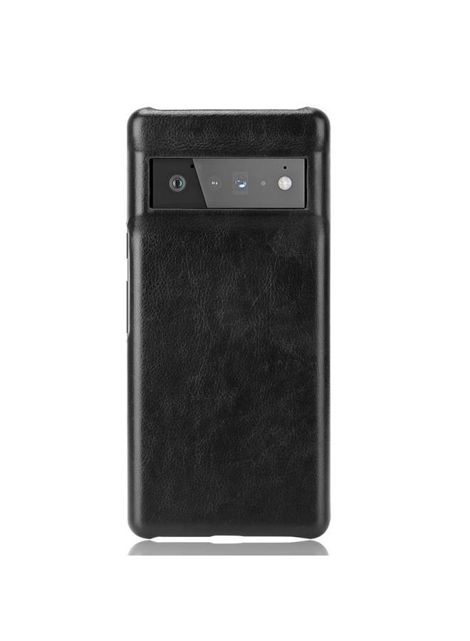 اس-توب جراب لهاتف Google Pixel 6 Pro مقاوم للصدمات مصنوع من مادة الليتشي PC + PU - Image 2