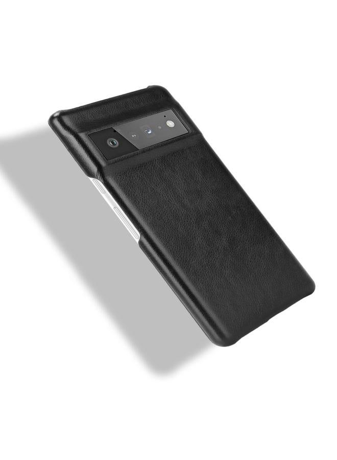 اس-توب جراب لهاتف Google Pixel 6 Pro مقاوم للصدمات مصنوع من مادة الليتشي PC + PU - Image 4